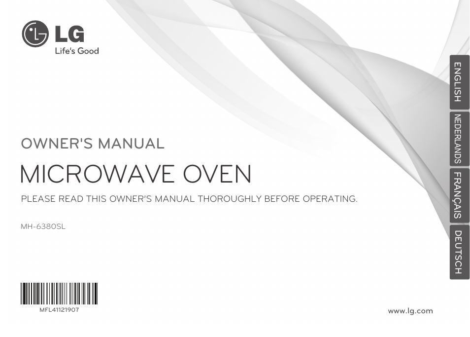 LG MH-6380SL User Manual | 141 pages