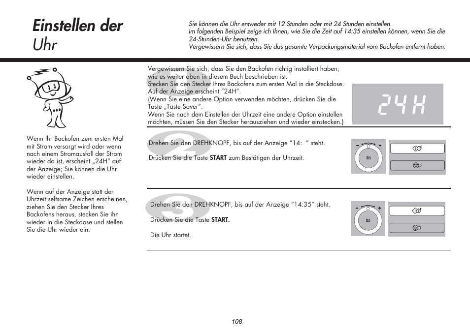 Einstellen der uhr | LG MH-6380SL User Manual | Page 112 / 141