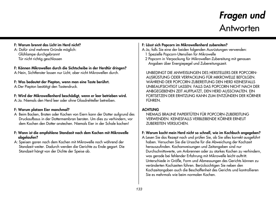 Fragen und antworten | LG MH-6380SL User Manual | Page 139 / 141