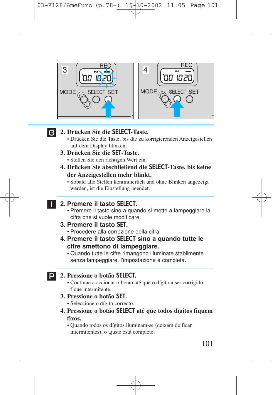 Canon Prima AF-9s Set User Manual | Page 101 / 127