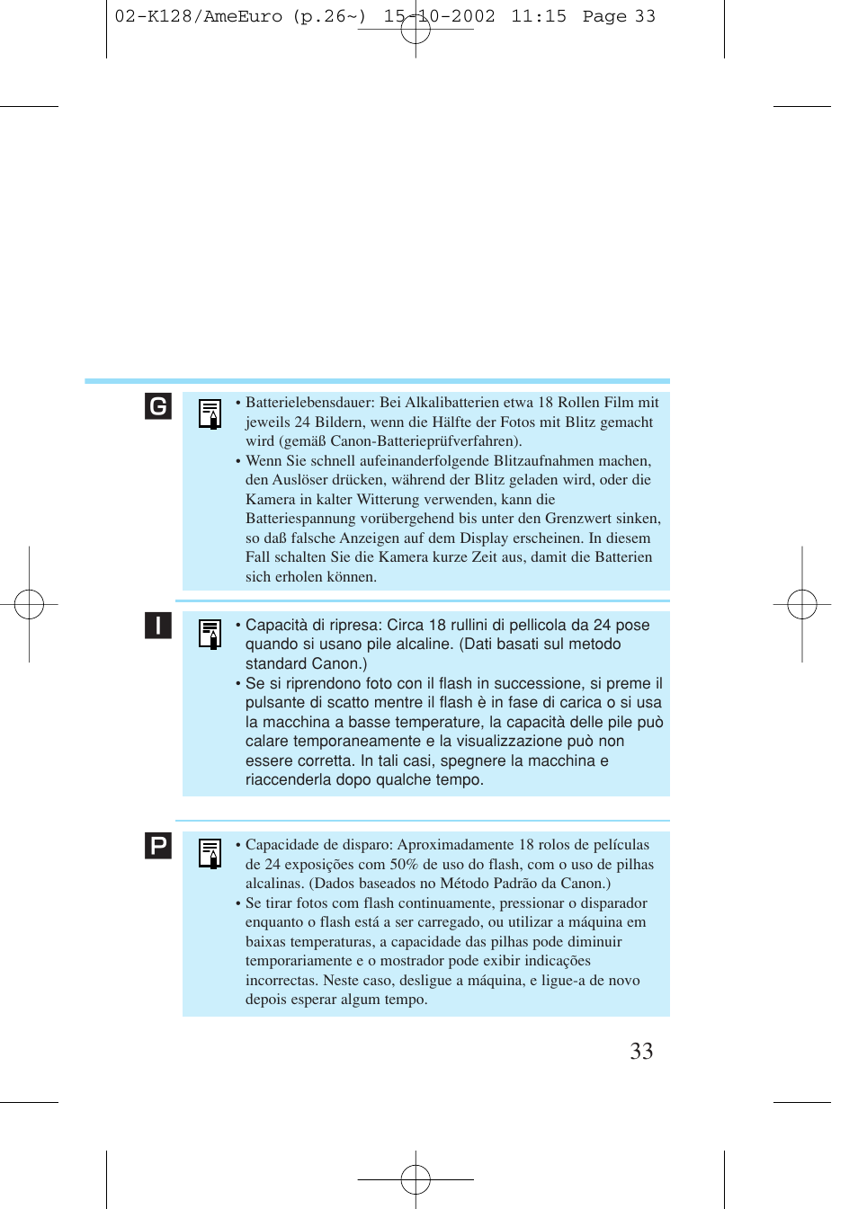 Canon Prima AF-9s Set User Manual | Page 33 / 127