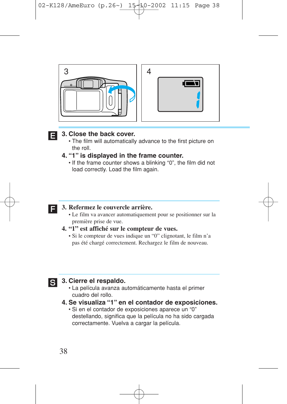 Canon Prima AF-9s Set User Manual | Page 38 / 127