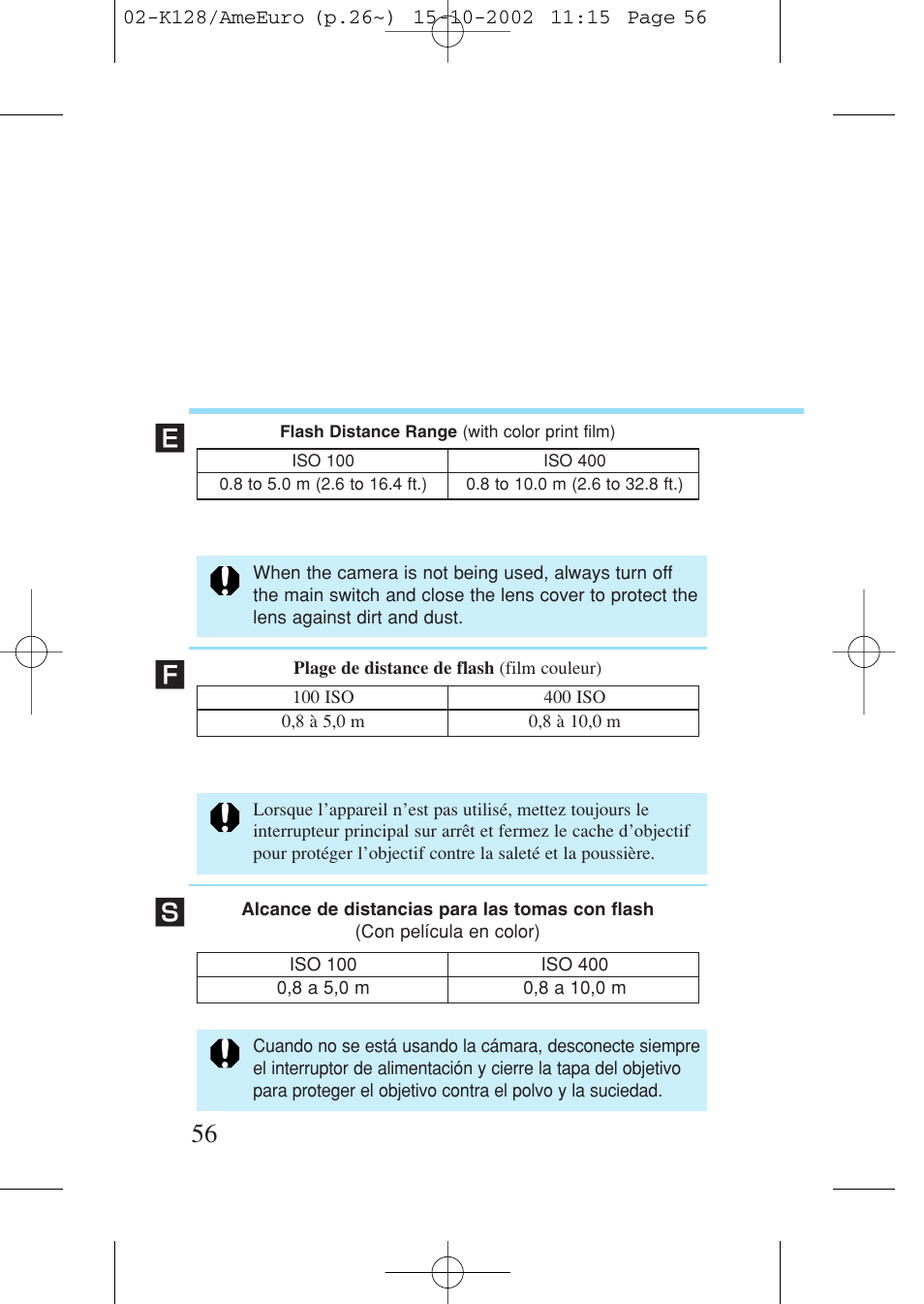 Canon Prima AF-9s Set User Manual | Page 56 / 127