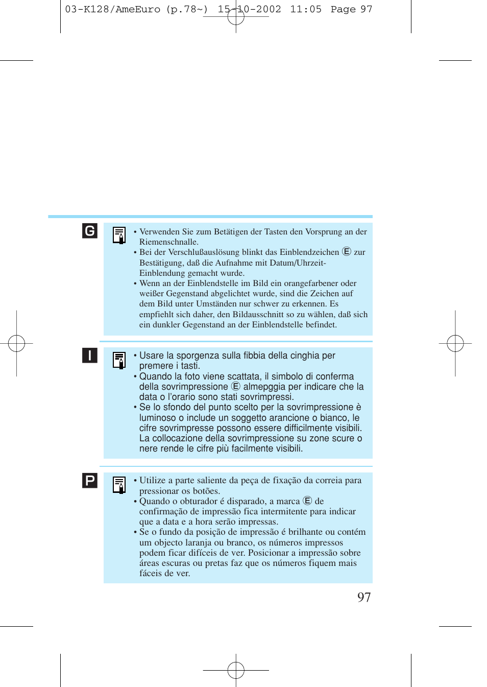 Canon Prima AF-9s Set User Manual | Page 97 / 127