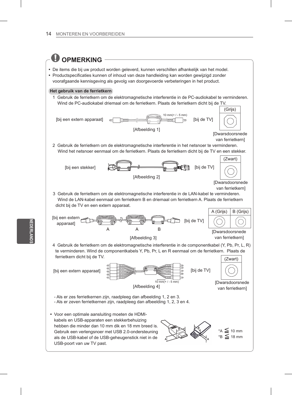 Opmerking | LG 50PM4700 User Manual | Page 177 / 671