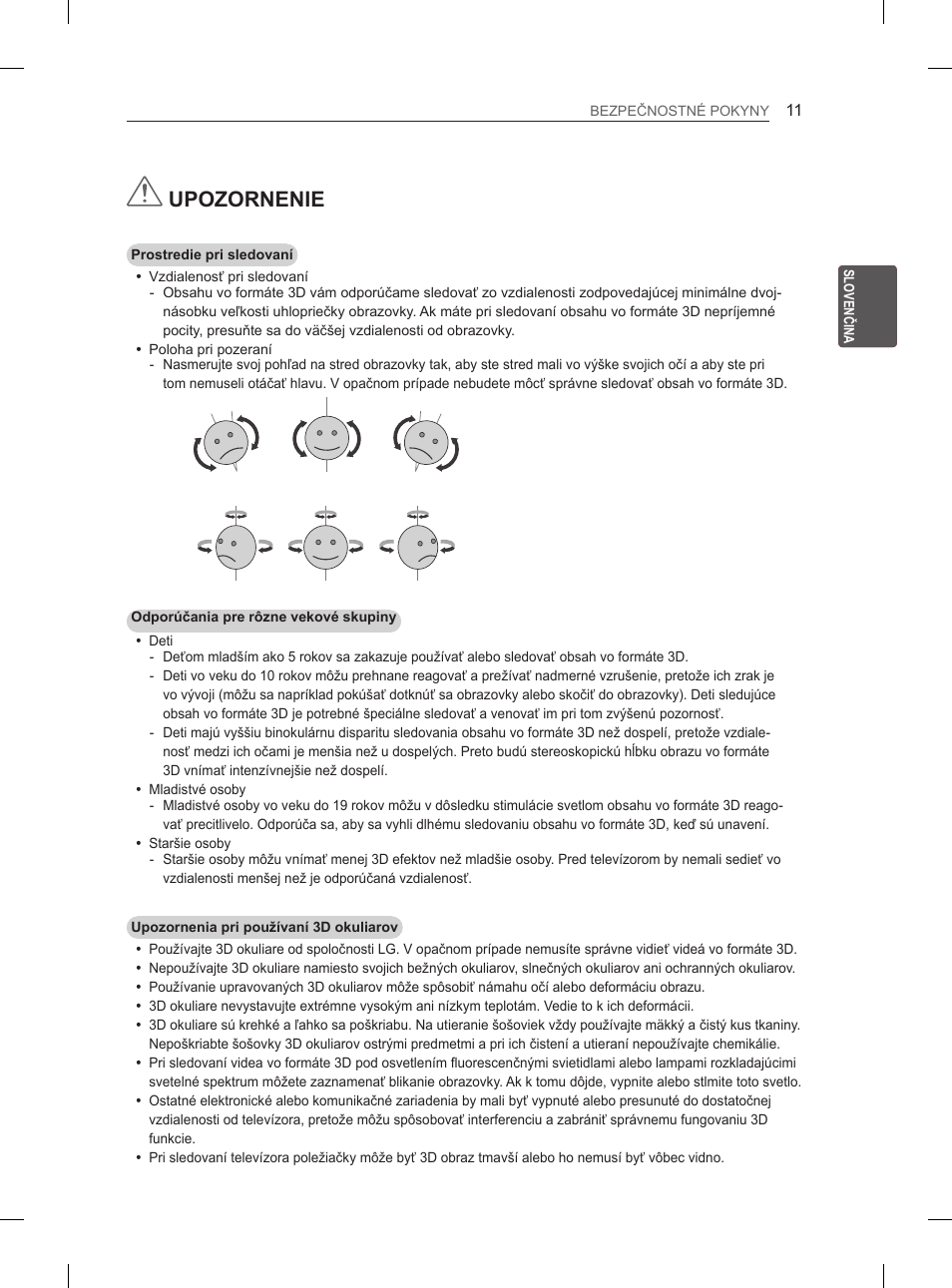 Upozornenie | LG 50PM4700 User Manual | Page 304 / 671