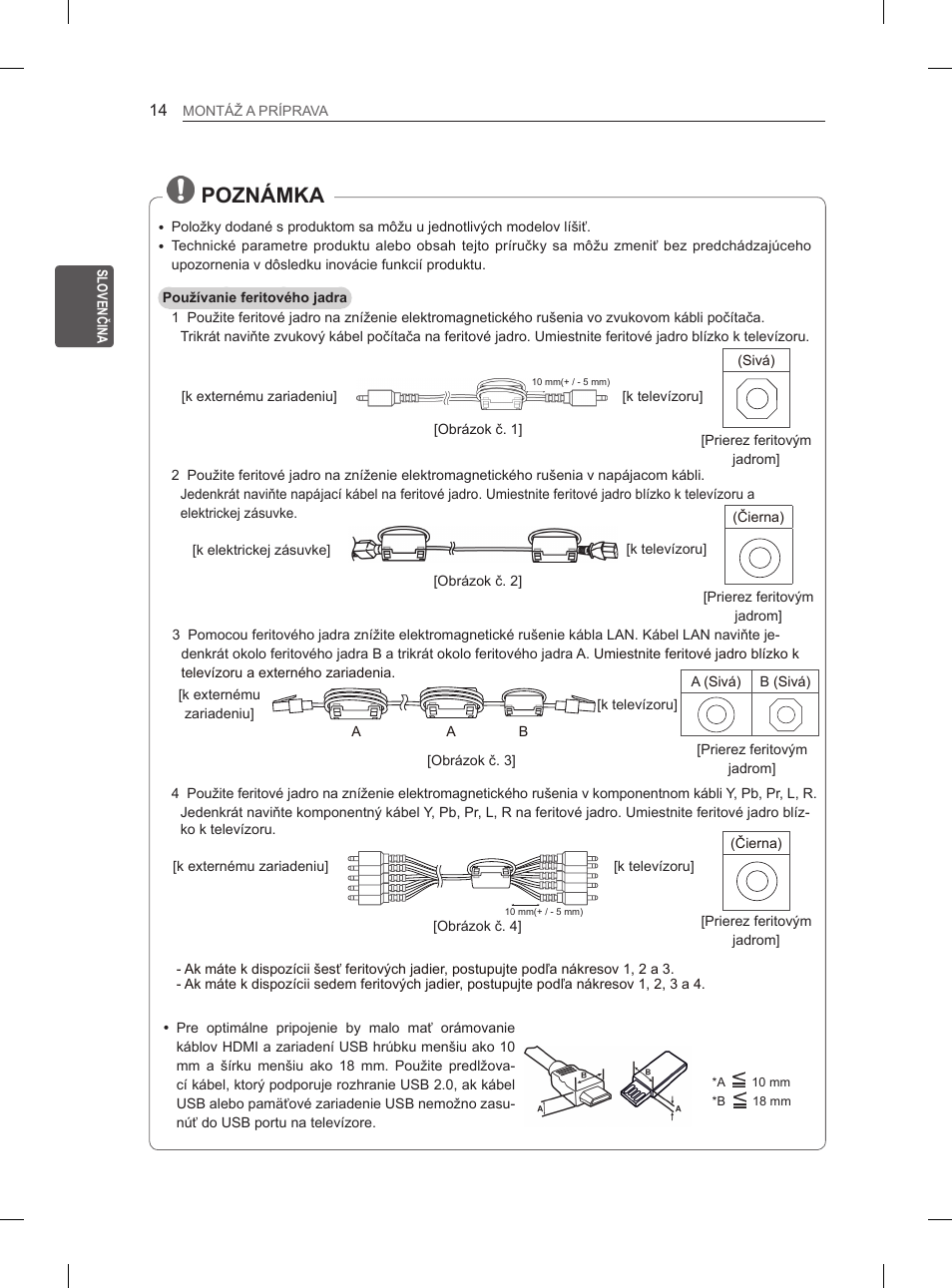 Poznámka | LG 50PM4700 User Manual | Page 307 / 671