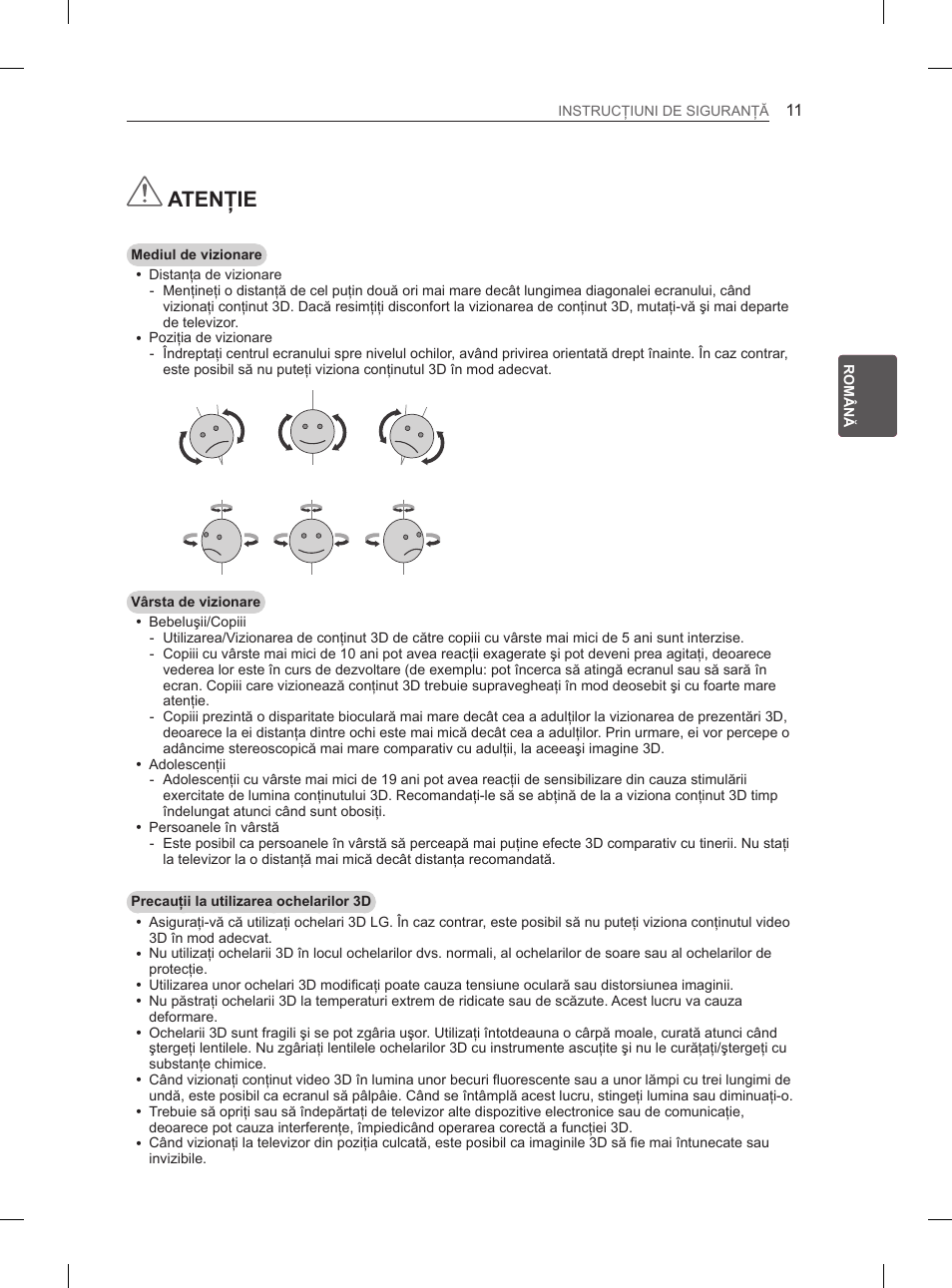 Atenţie | LG 50PM4700 User Manual | Page 330 / 671