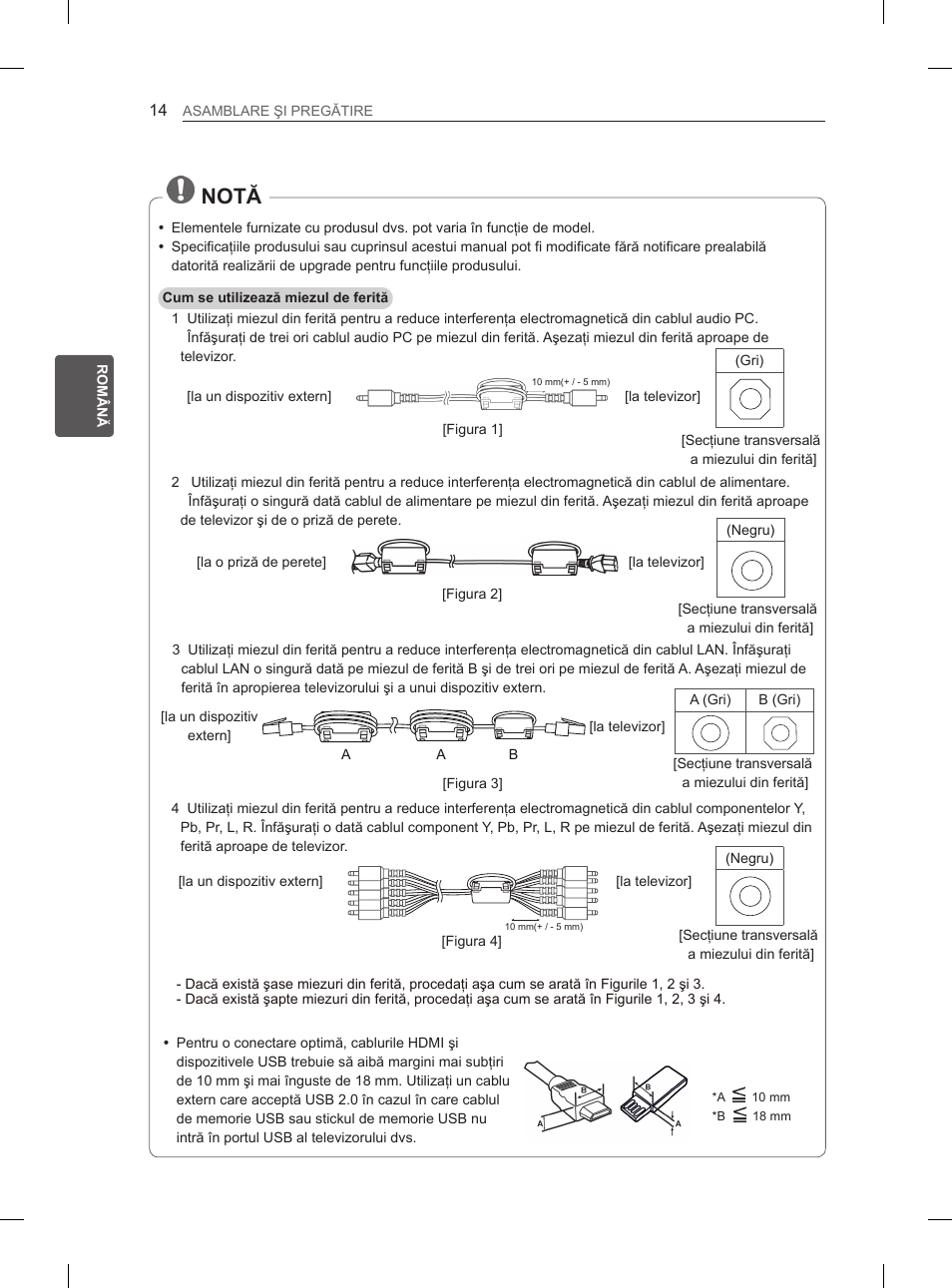 Notă | LG 50PM4700 User Manual | Page 333 / 671