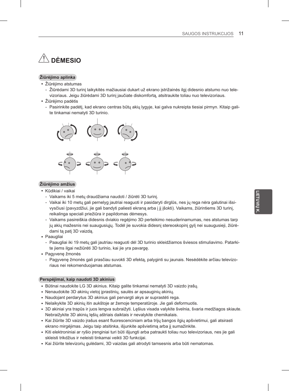 Dėmesio | LG 50PM4700 User Manual | Page 408 / 671