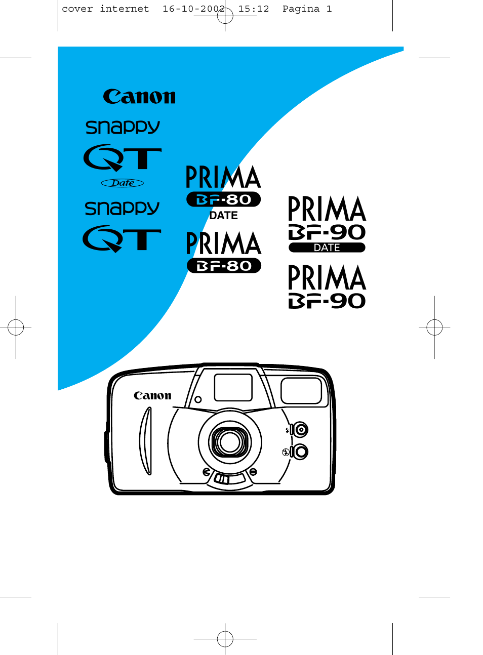 Canon Prima BF-80 Set User Manual | 115 pages