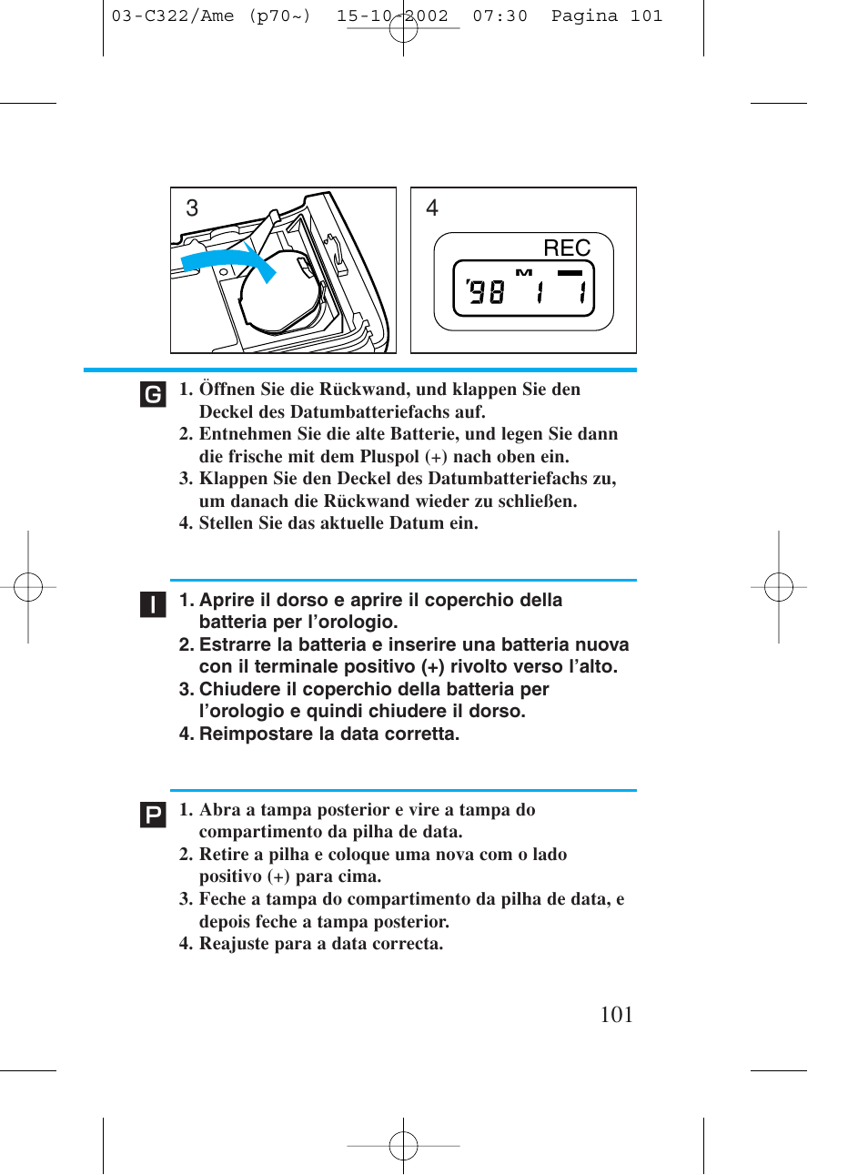 Canon Prima BF-80 Set User Manual | Page 101 / 115