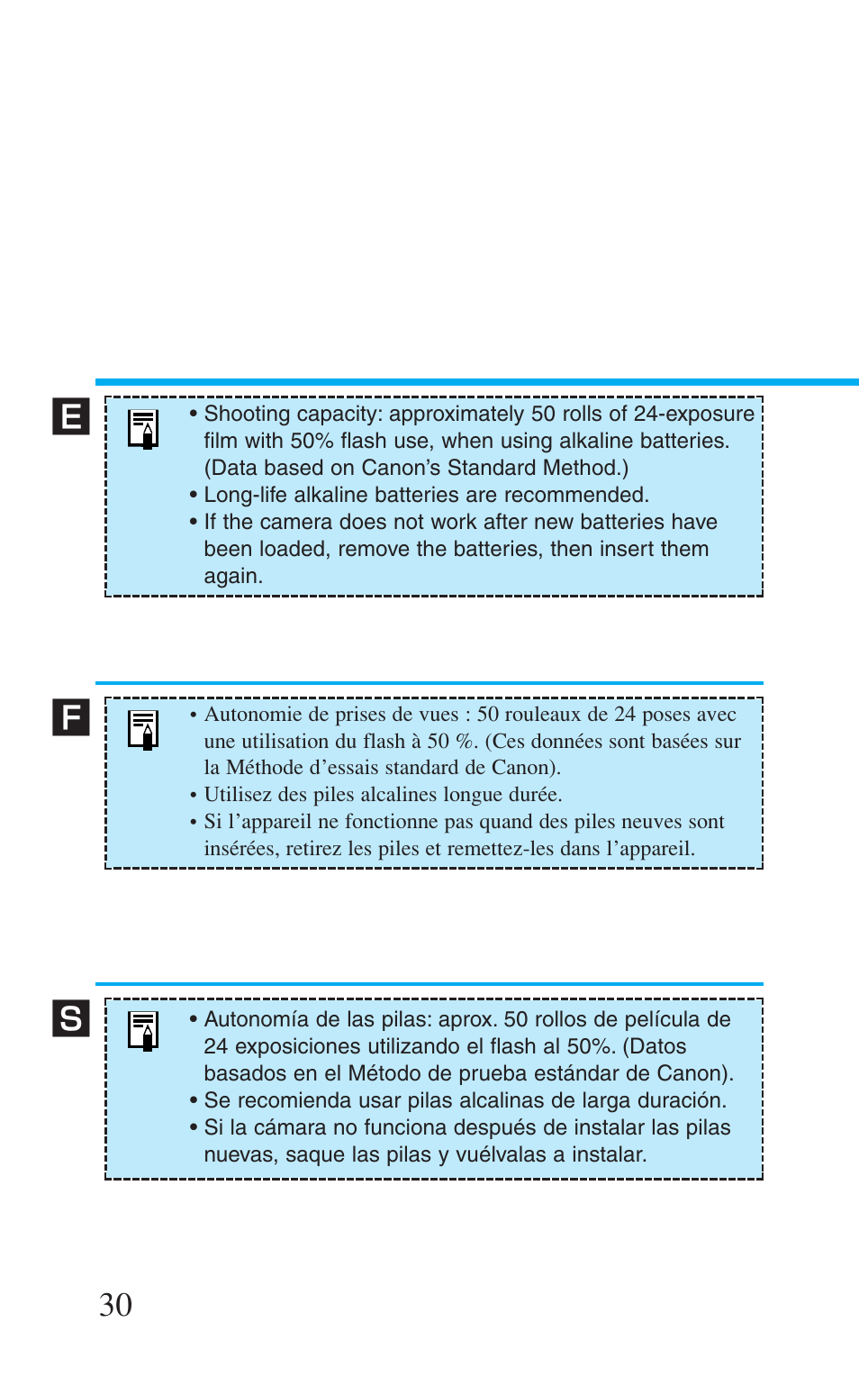 Canon Prima BF-8 User Manual | Page 30 / 115