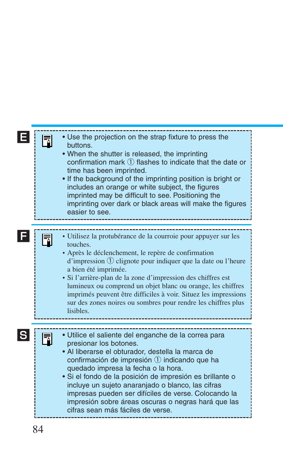 Н´ п | Canon Prima BF-8 User Manual | Page 84 / 115