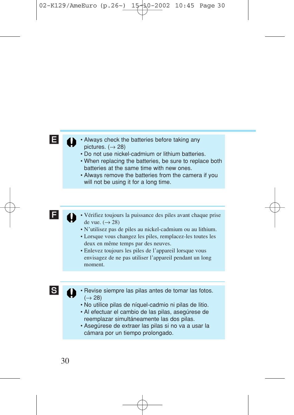 Canon Prima BF-9s Set User Manual | Page 30 / 119