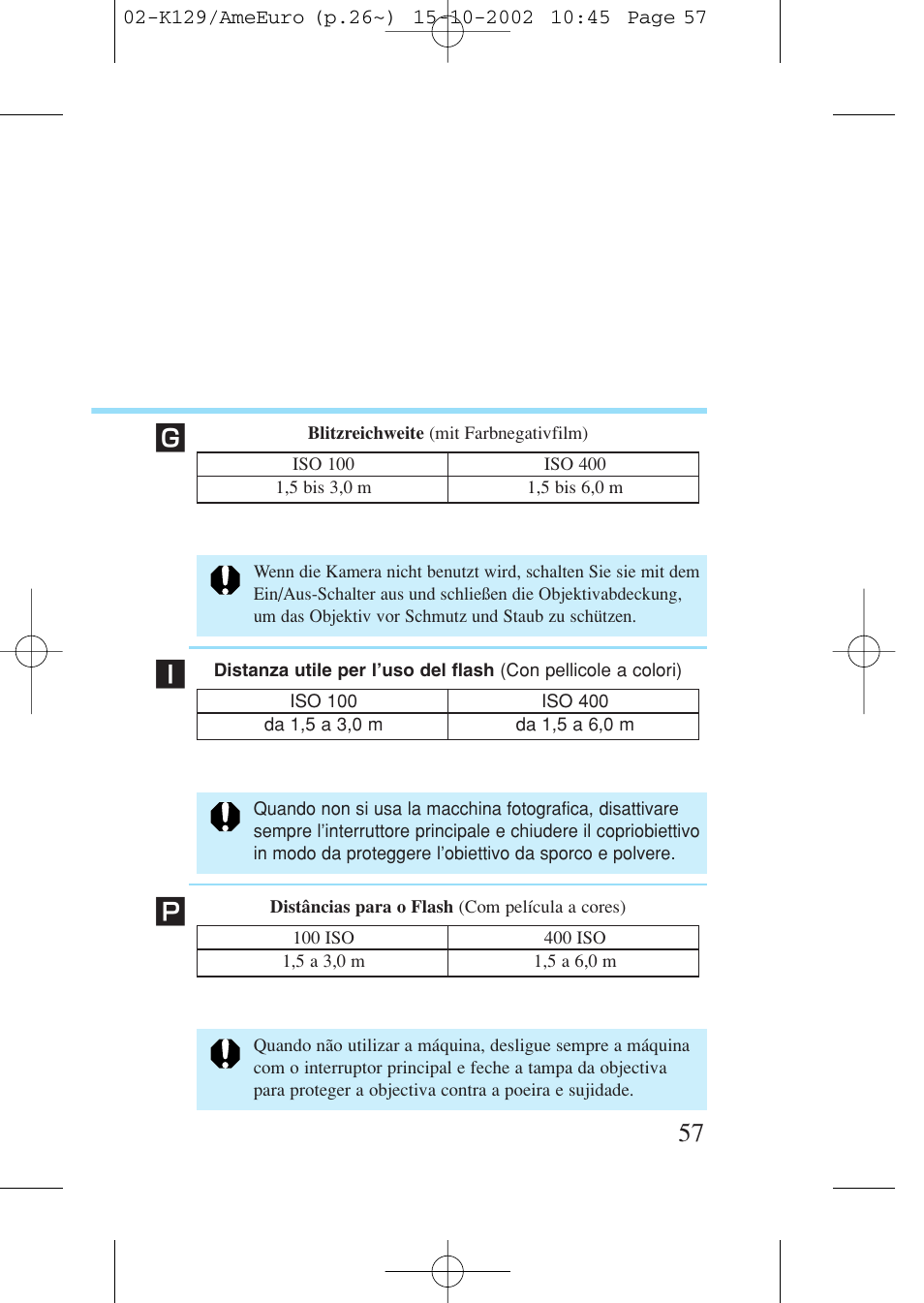 Canon Prima BF-9s Set User Manual | Page 57 / 119