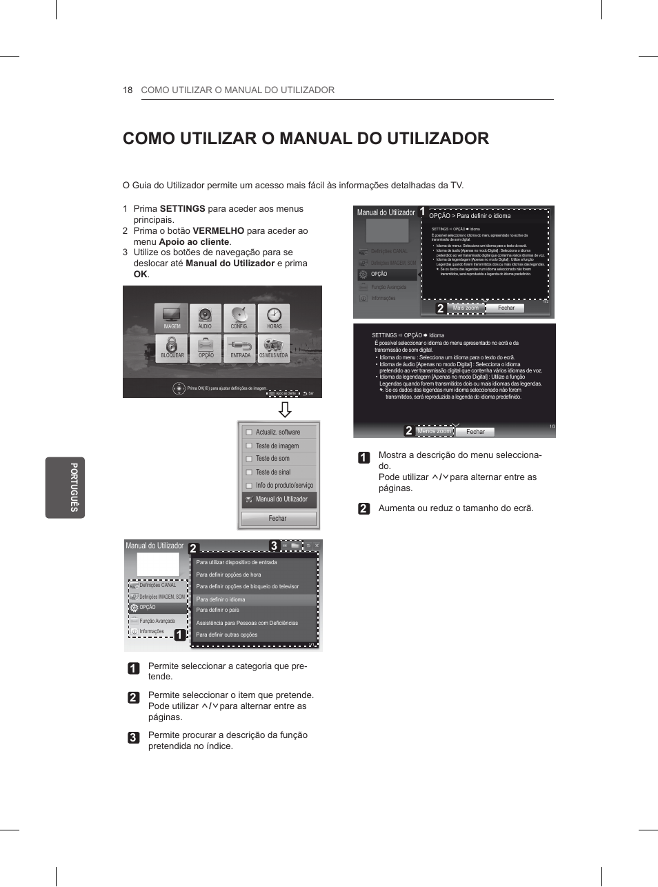 Como utilizar o manual do utilizador | LG 32LN520B User Manual | Page 142 / 208