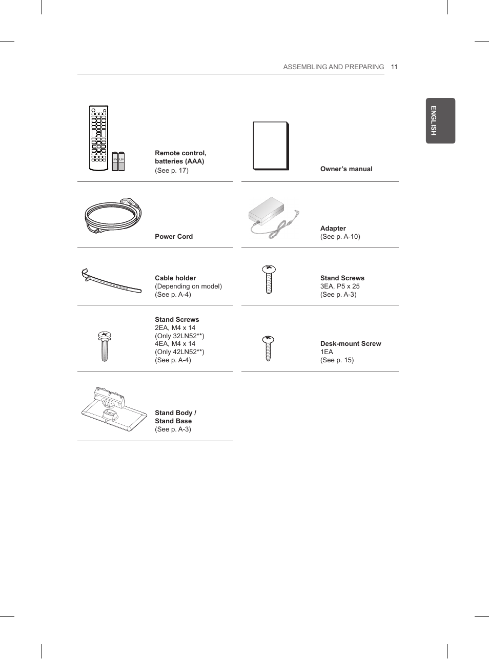 LG 32LN520B User Manual | Page 33 / 208