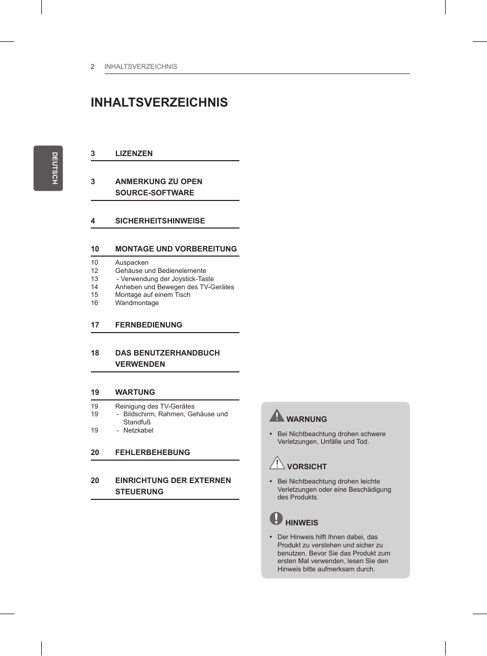 LG 32LN520B User Manual | Page 44 / 208