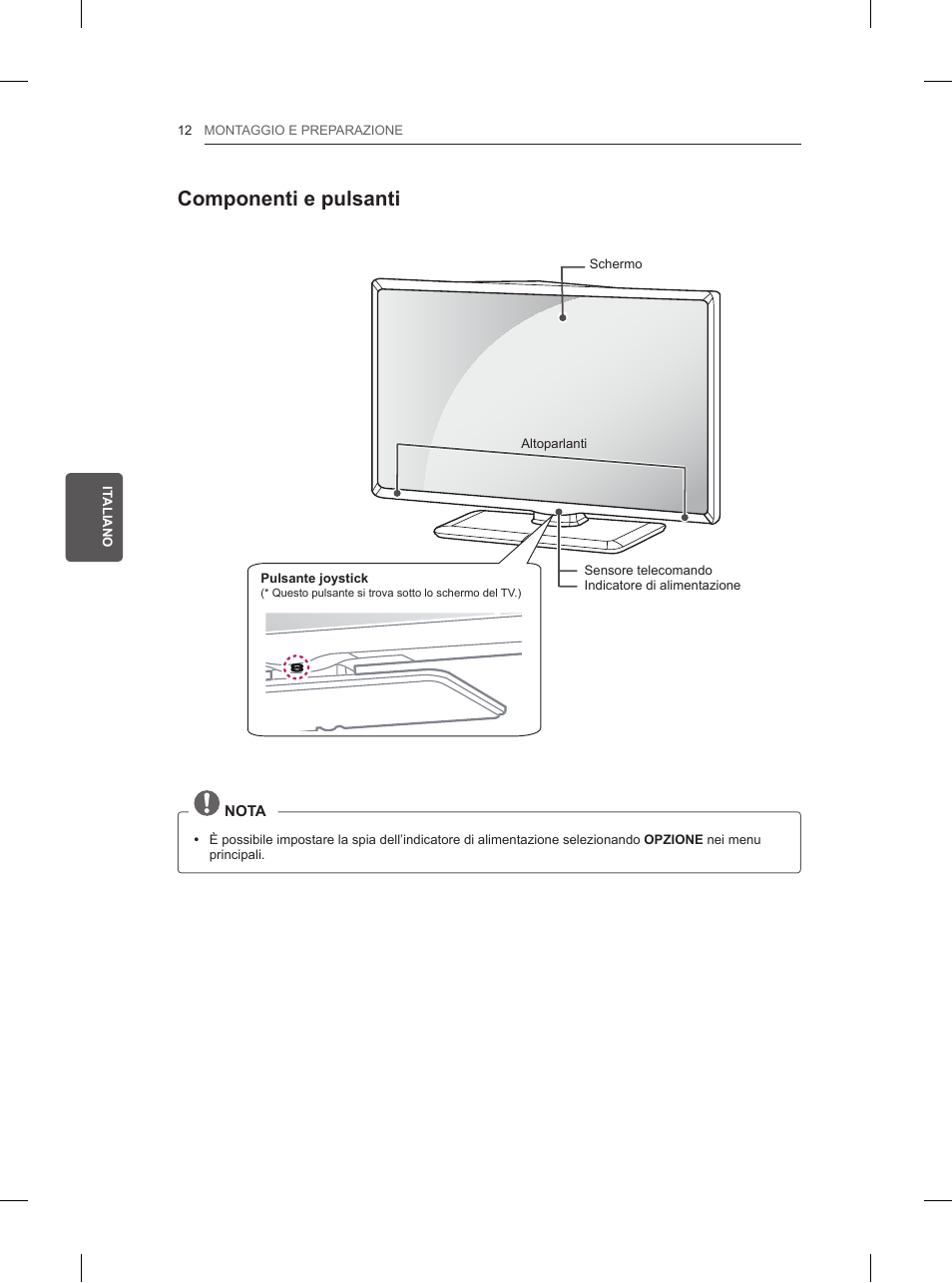 Componenti e pulsanti | LG 32LN520B User Manual | Page 94 / 208