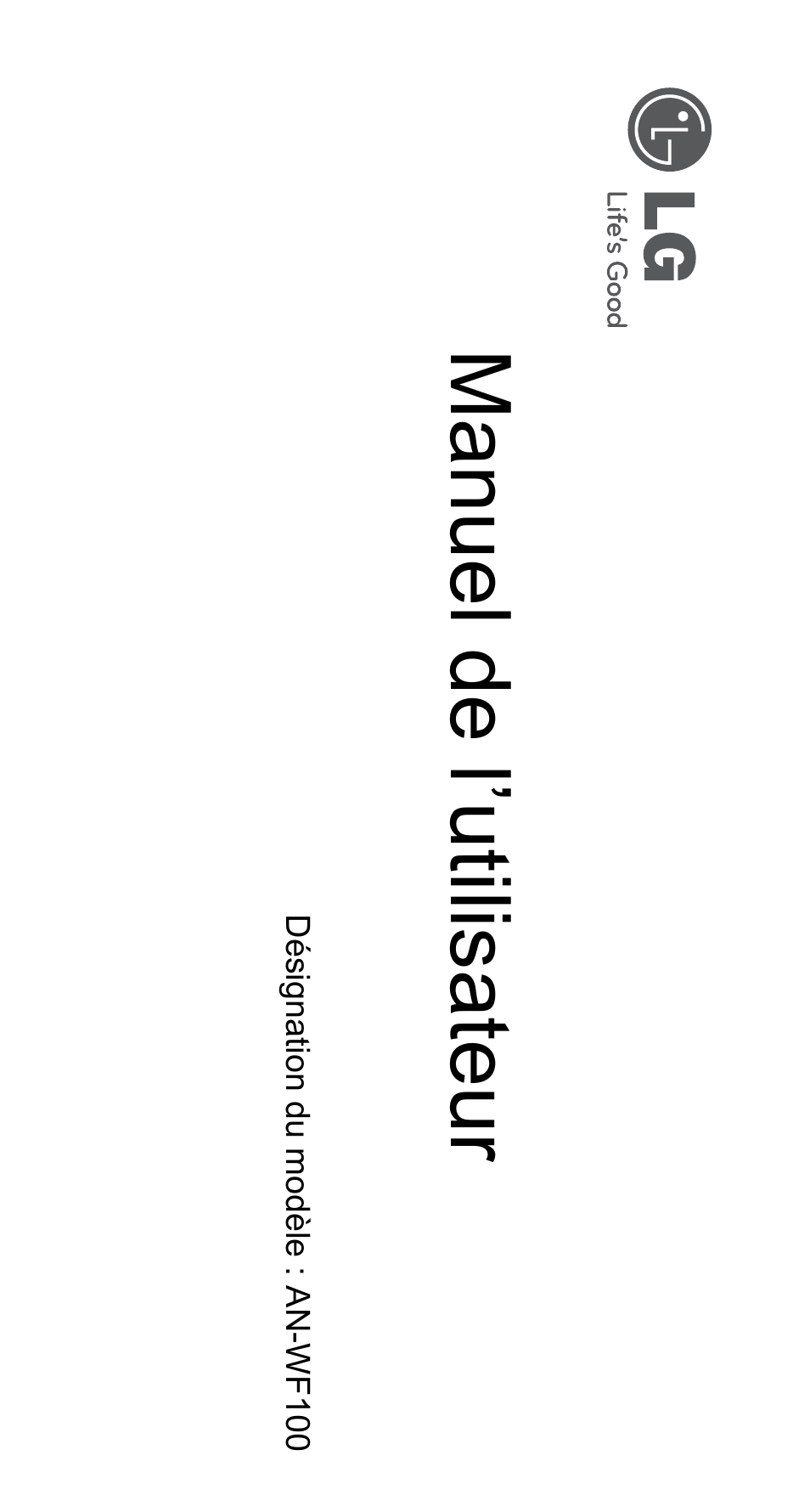 LG AN-WF100 User Manual | 20 pages