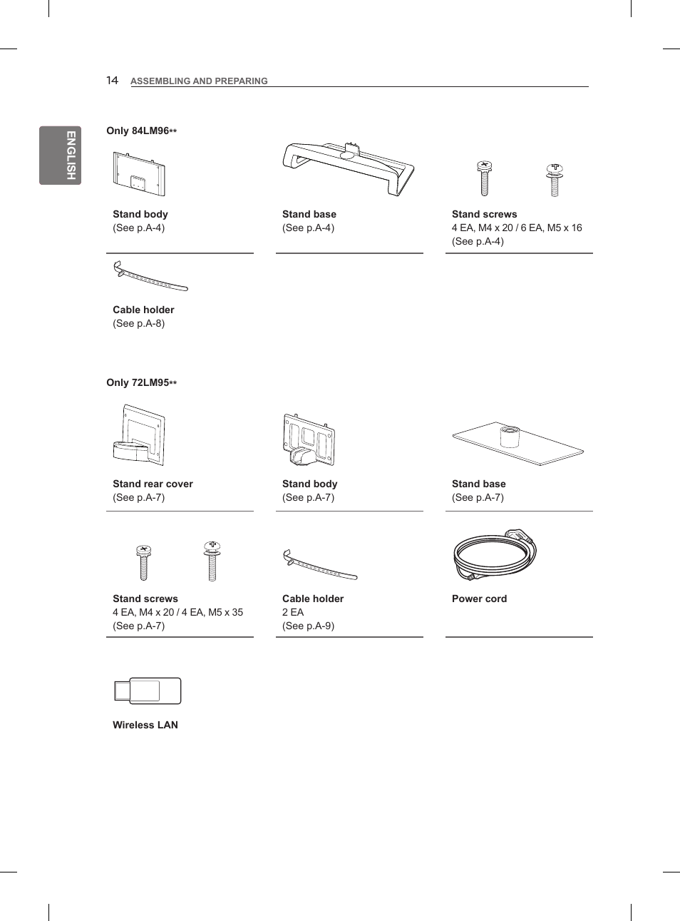 LG 42LM860V User Manual | Page 24 / 313