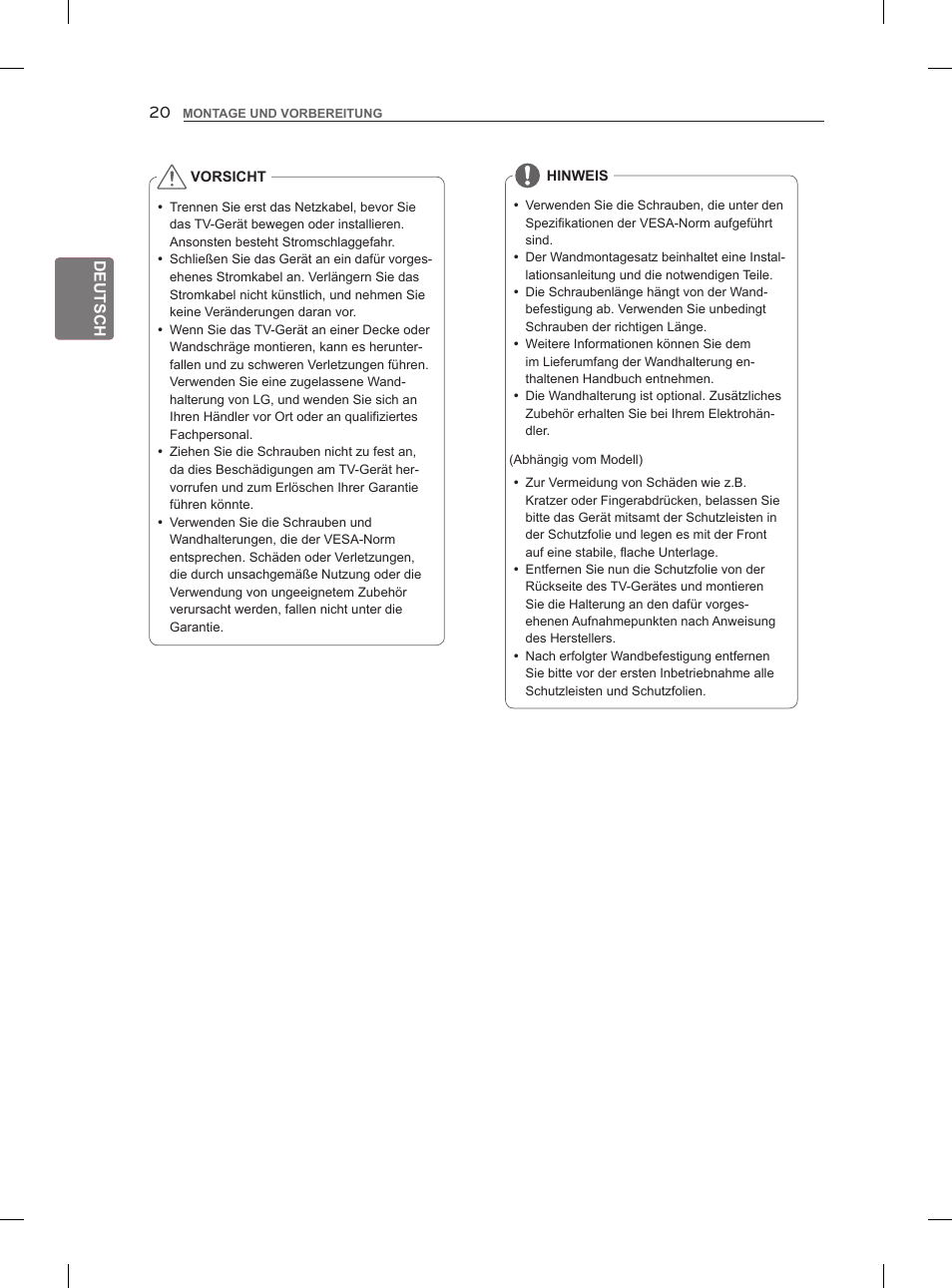 LG 42LM860V User Manual | Page 58 / 313