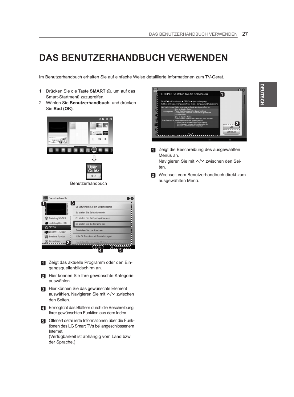 Das benutzerhandbuch verwenden | LG 55EA970V User Manual | Page 93 / 316