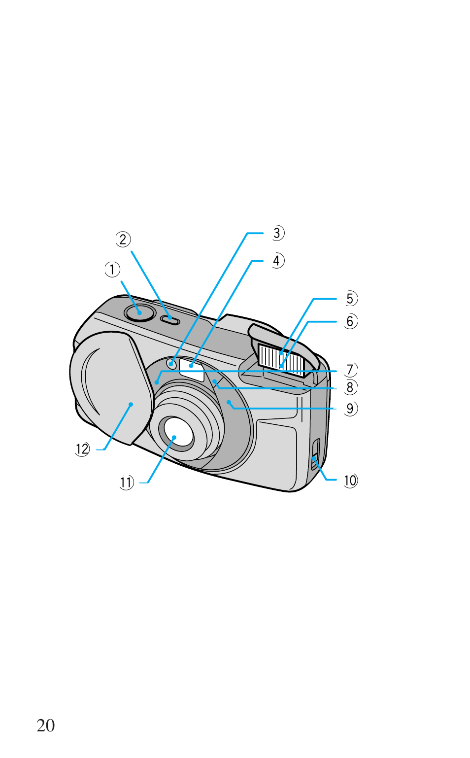 Nomenclature, Nomenclatura | Canon Prima Super 28N -Set User Manual | Page 20 / 95