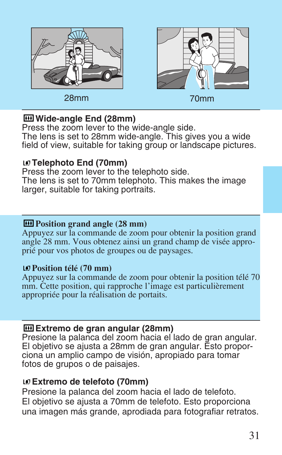 Canon Prima Super 28N -Set User Manual | Page 31 / 95