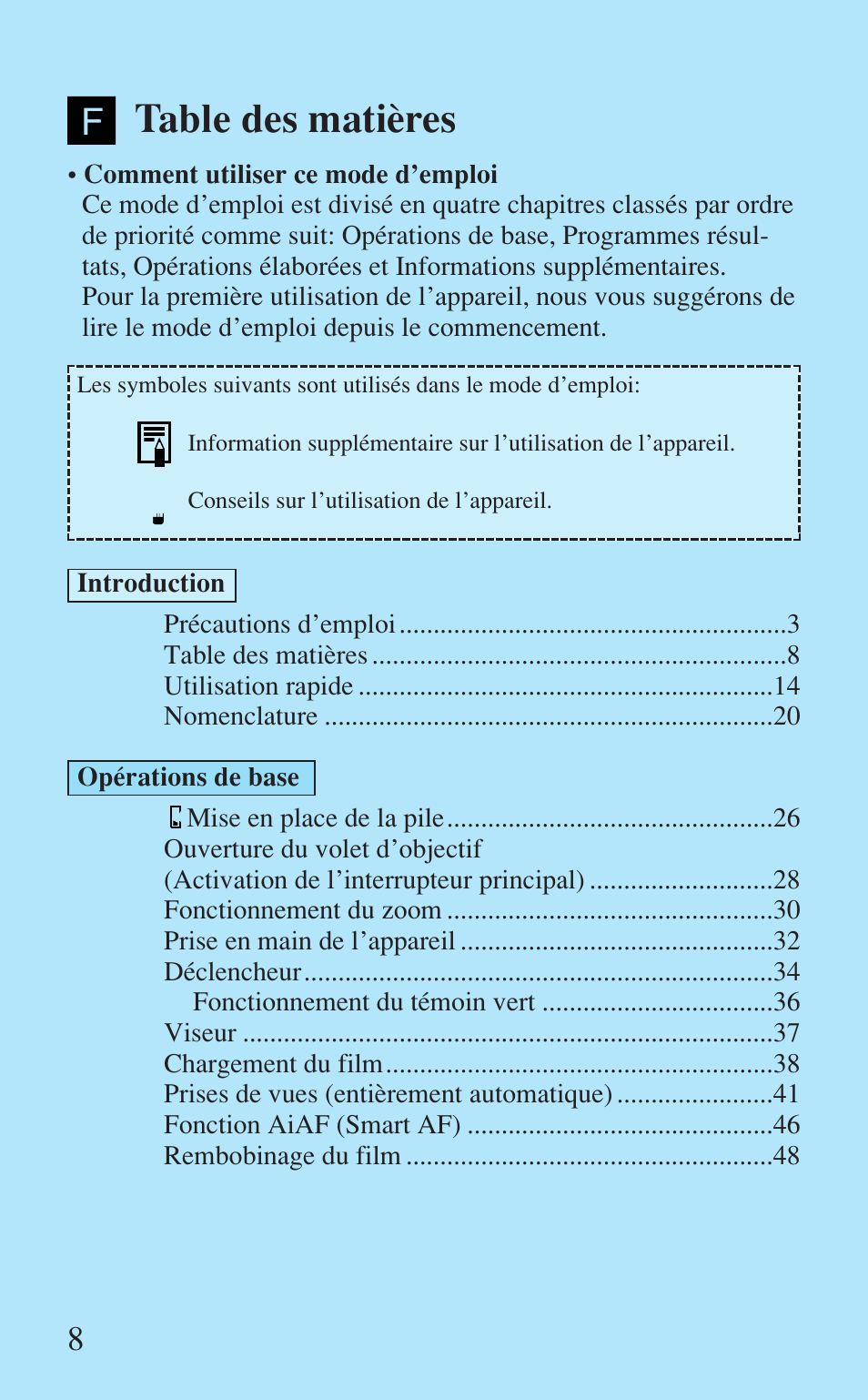 Canon Prima Super 28N -Set User Manual | Page 8 / 95