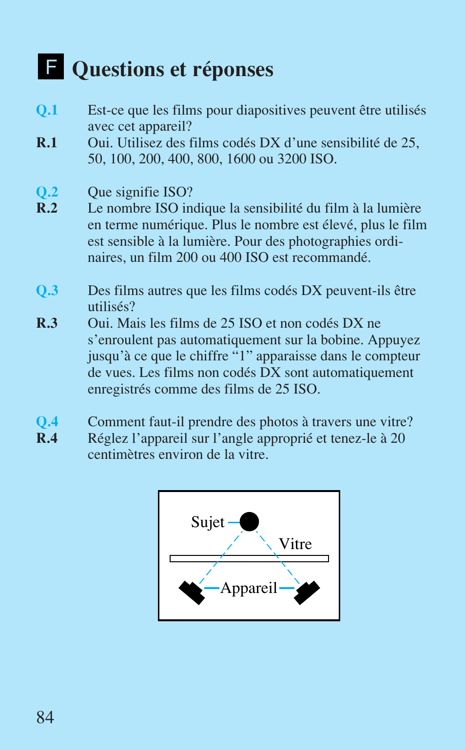 Informations supplémentaires, Questions et réponses | Canon Prima Super 28N -Set User Manual | Page 84 / 95