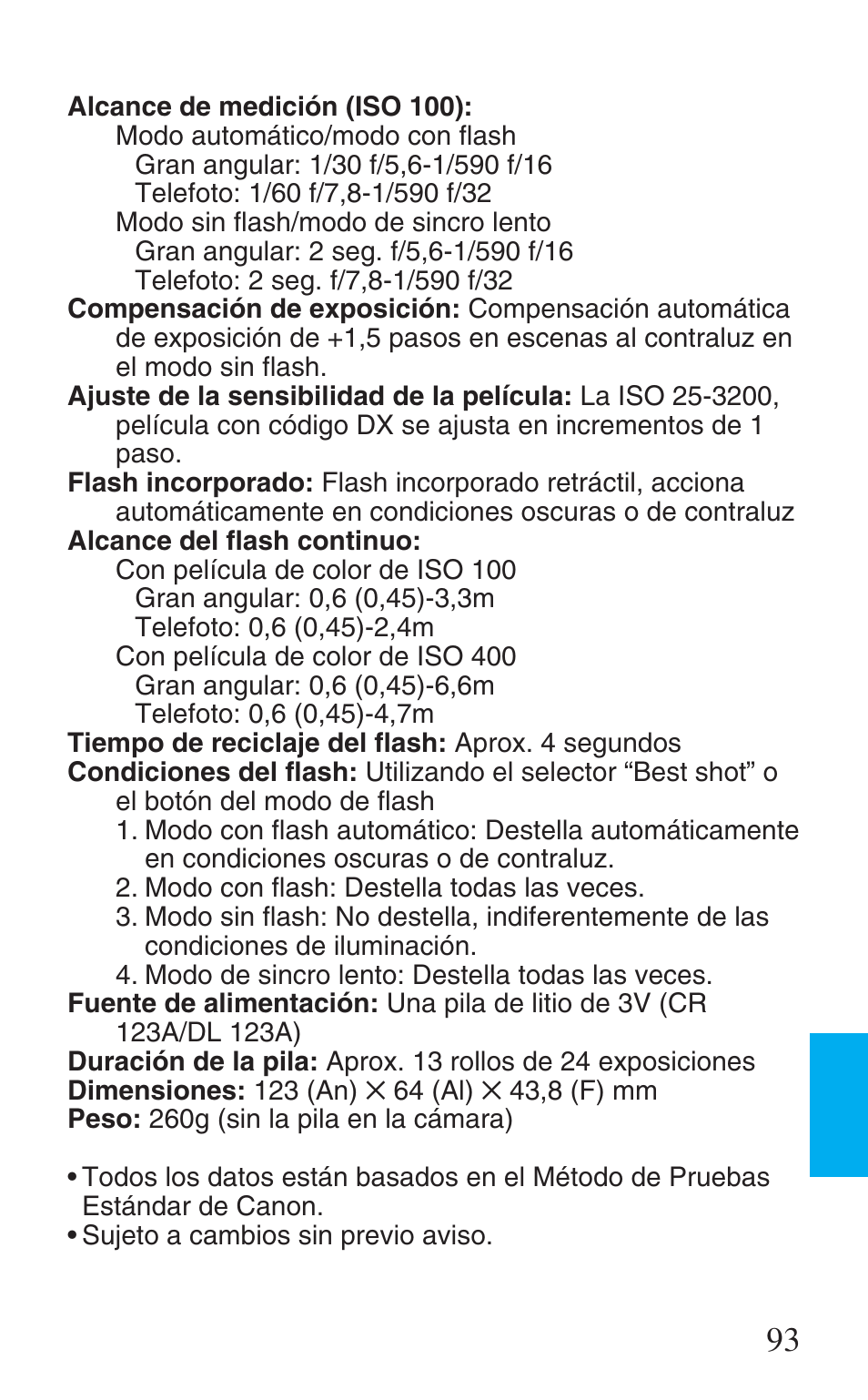 Canon Prima Super 28N -Set User Manual | Page 93 / 95