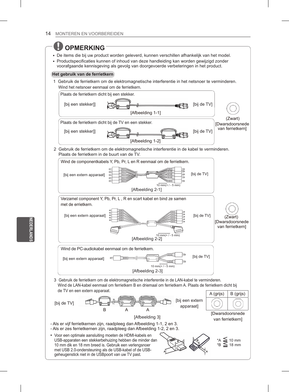 Opmerking | LG 60PH660S User Manual | Page 207 / 279