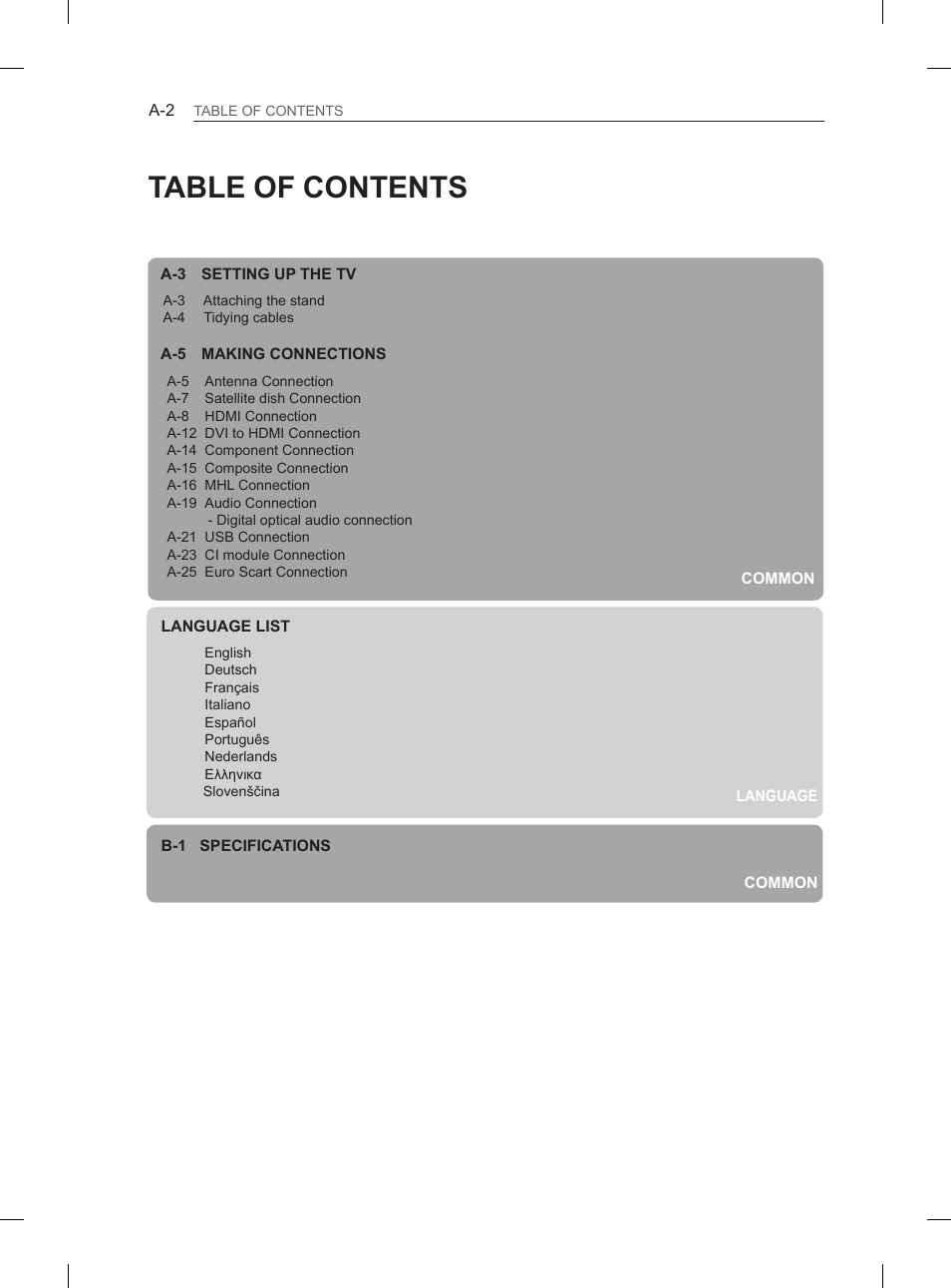 LG 60PH660S User Manual | Page 5 / 279