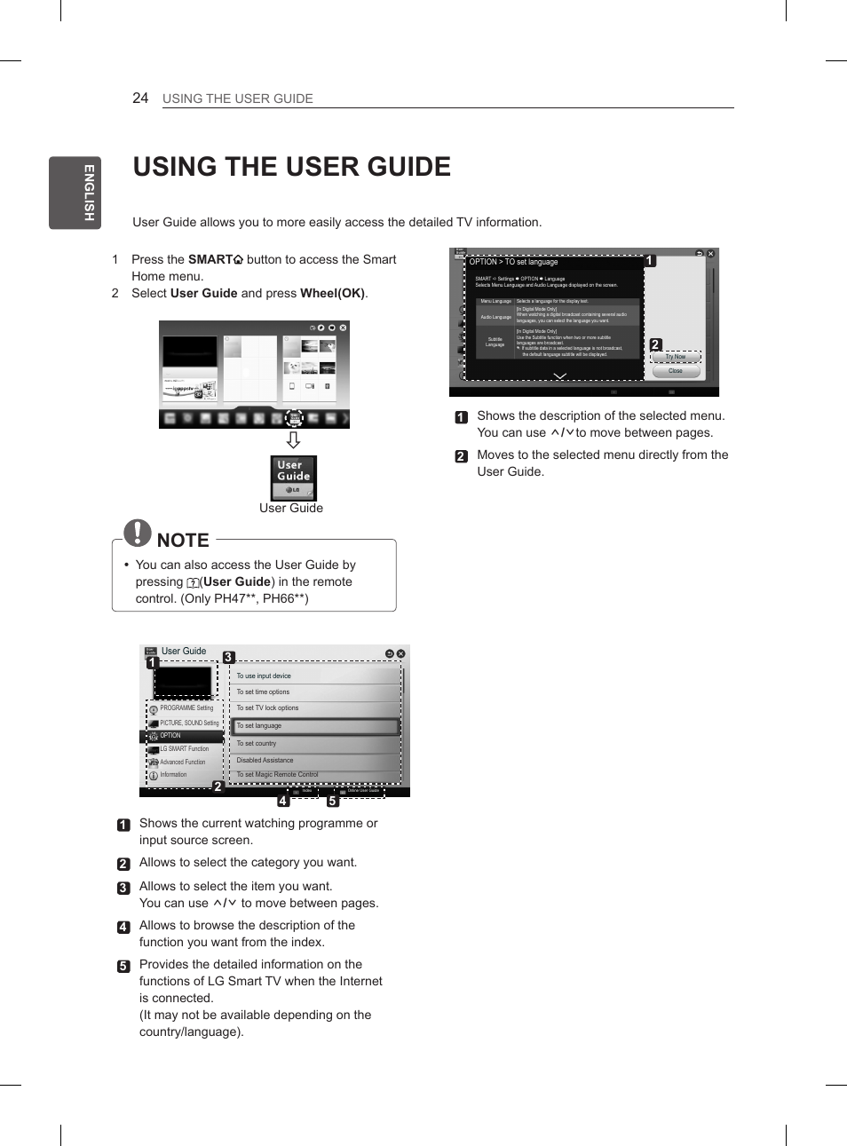 Using the user guide | LG 60PH660S User Manual | Page 59 / 279