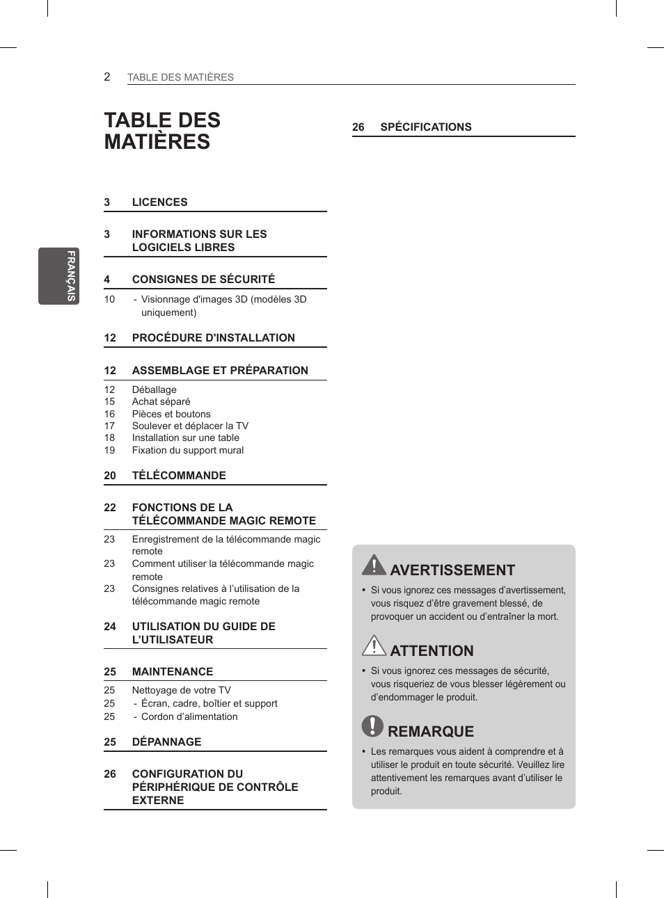 LG 60PH660S User Manual | Page 89 / 279