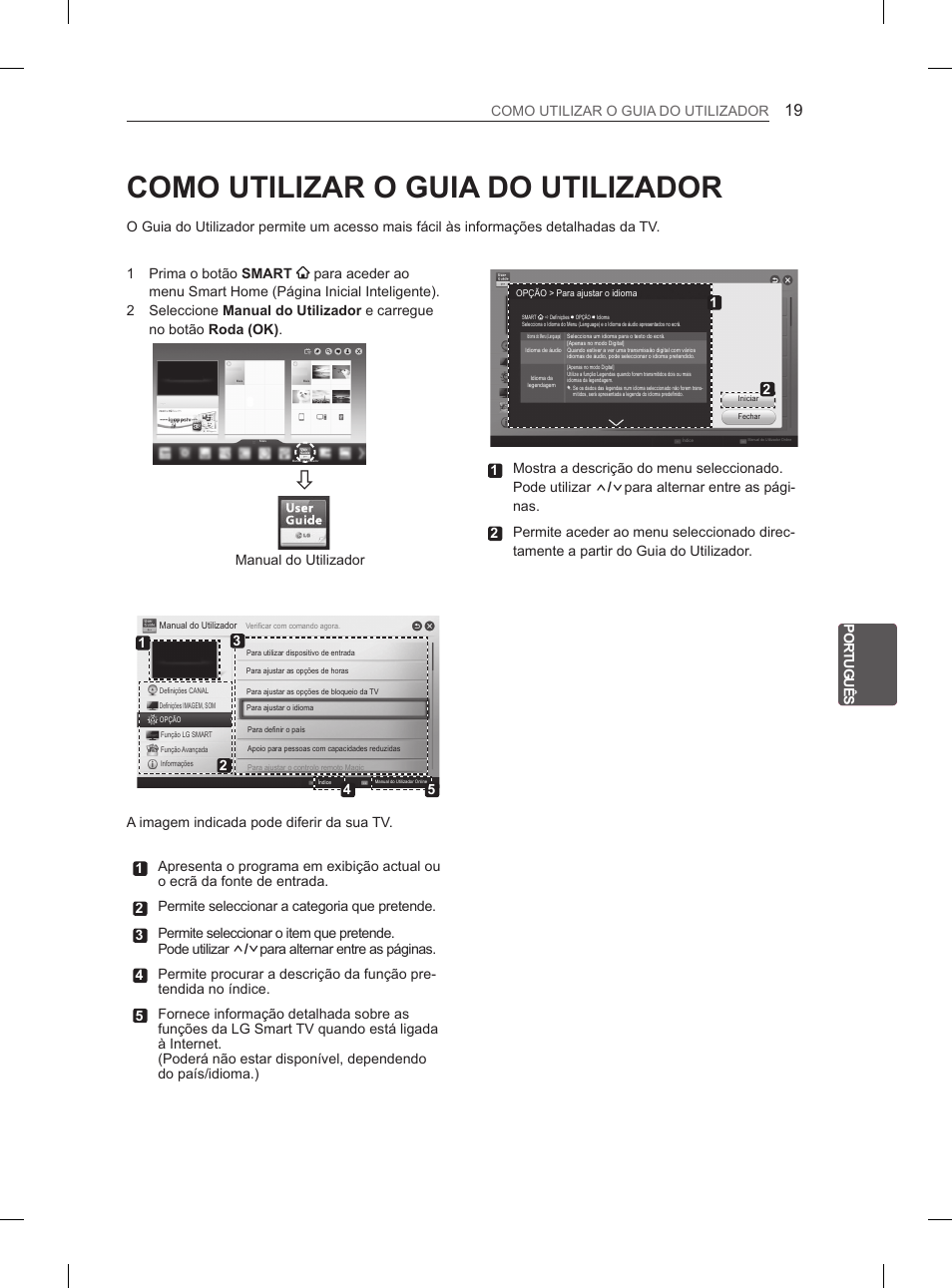 Como utilizar o guia do utilizador | LG 29LN460R User Manual | Page 138 / 243