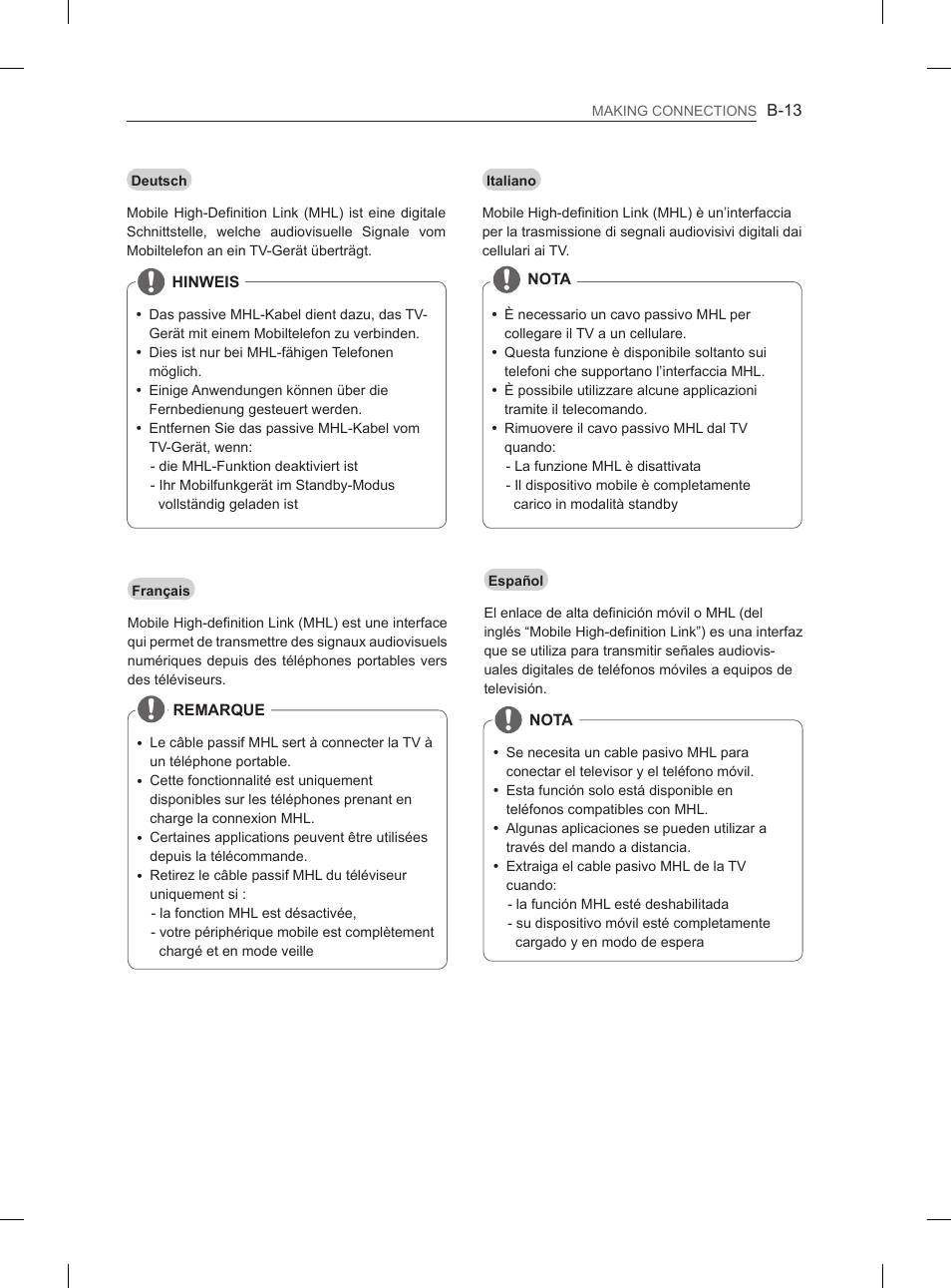LG 29LN460R User Manual | Page 220 / 243