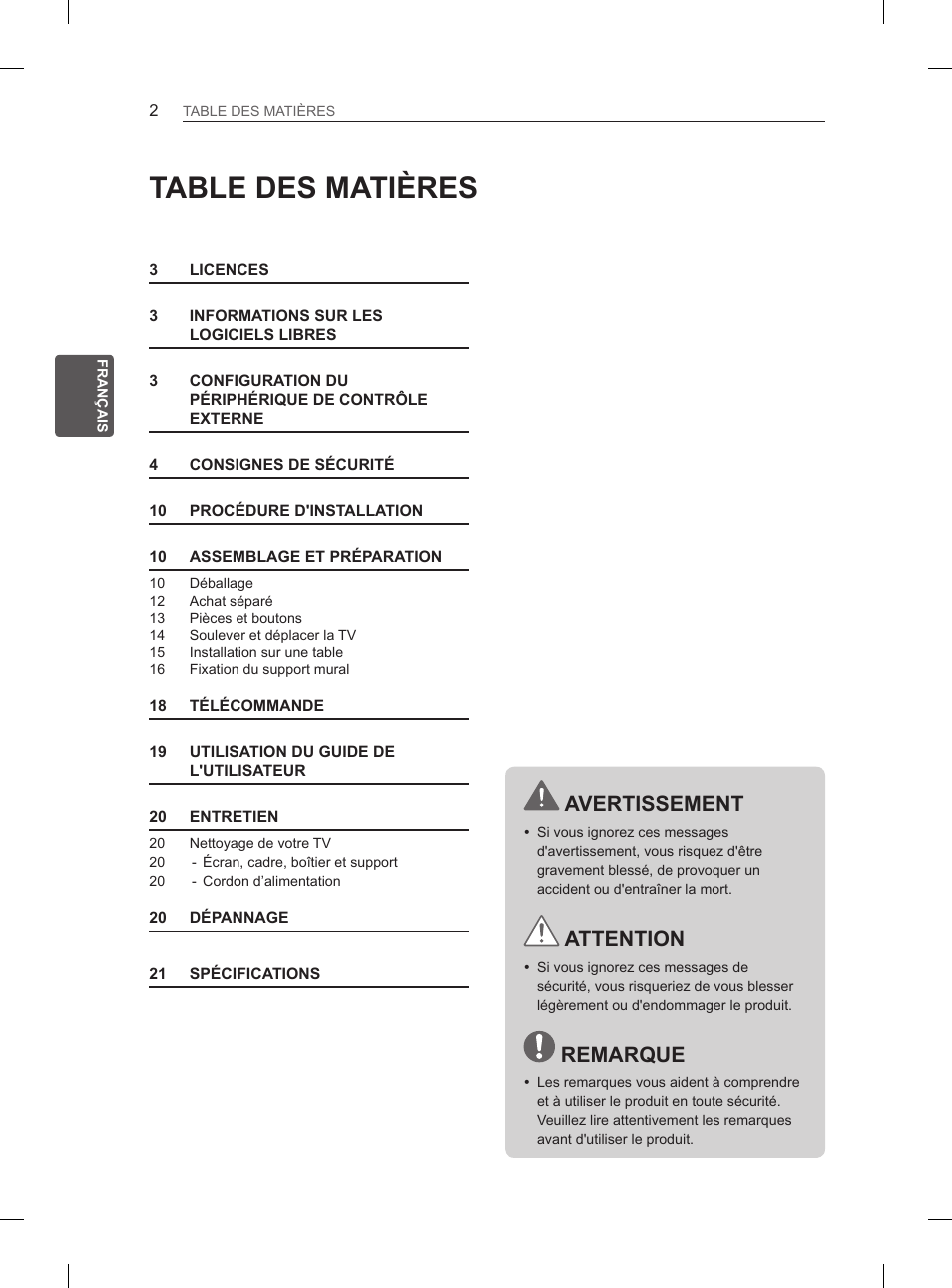 LG 29LN460R User Manual | Page 53 / 243