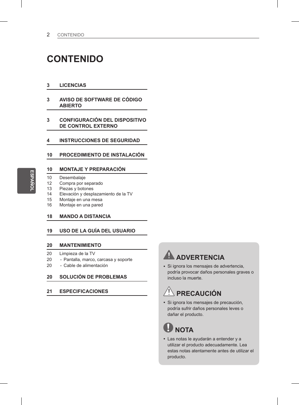 LG 29LN460R User Manual | Page 99 / 243