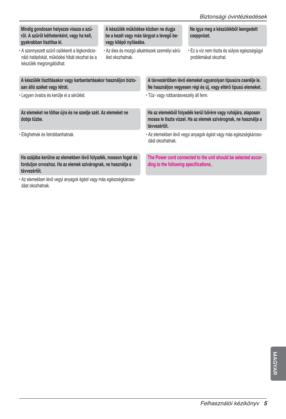 LG UV18 NBC User Manual | Page 149 / 305