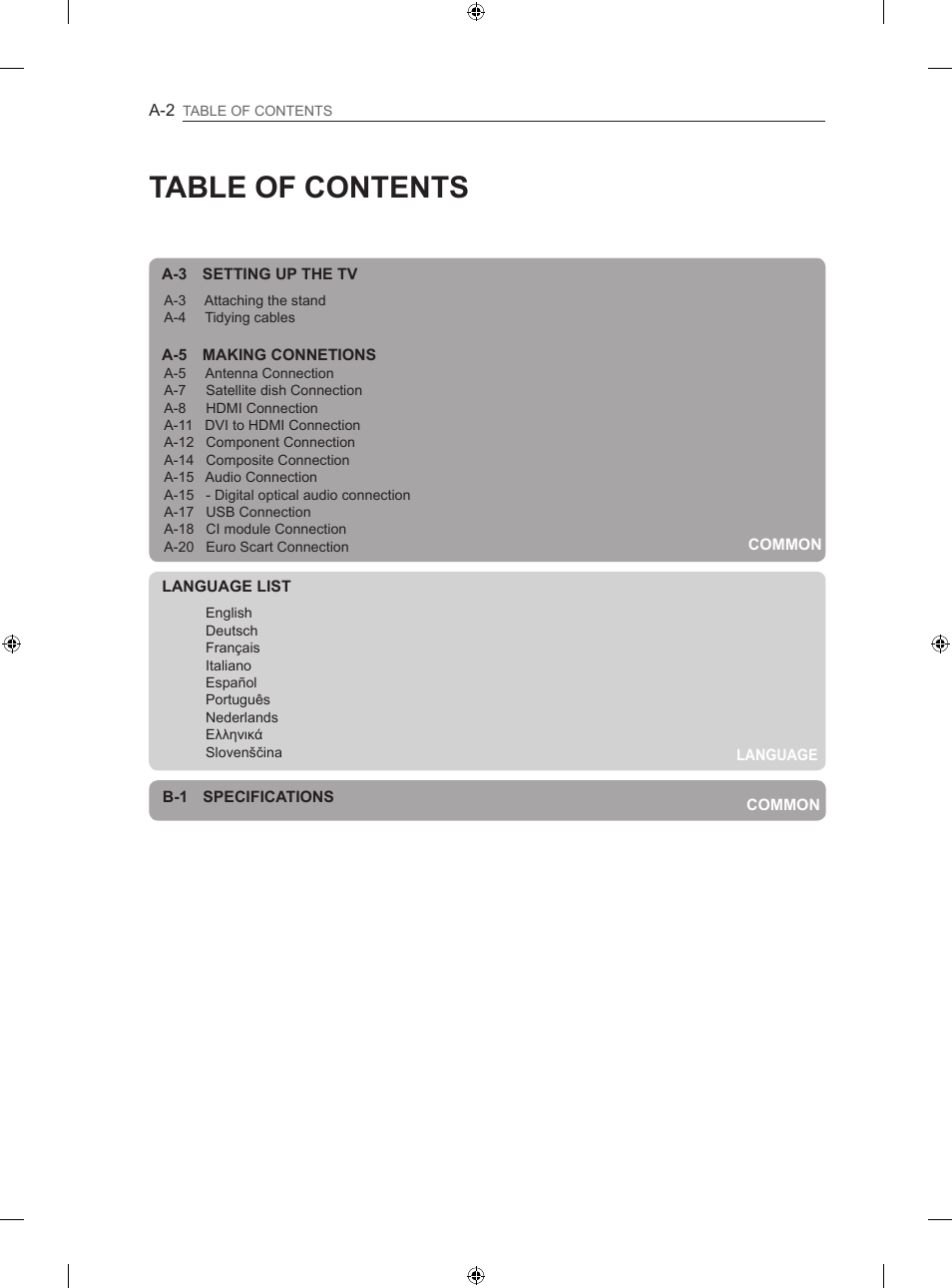 LG 50PN450B User Manual | Page 5 / 215