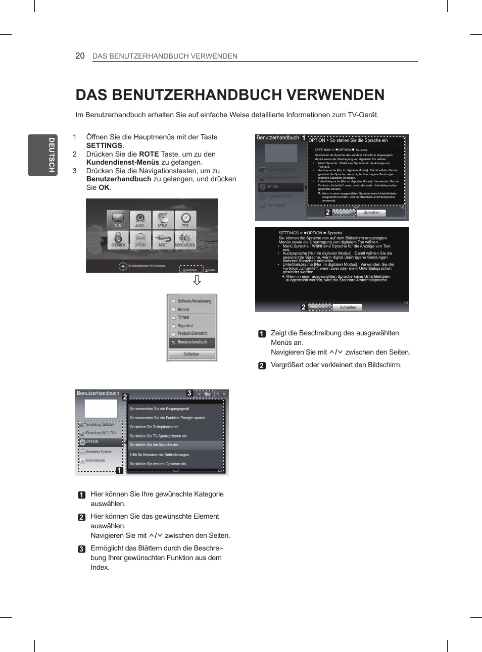 Das benutzerhandbuch verwenden | LG 42CS460S User Manual | Page 50 / 212