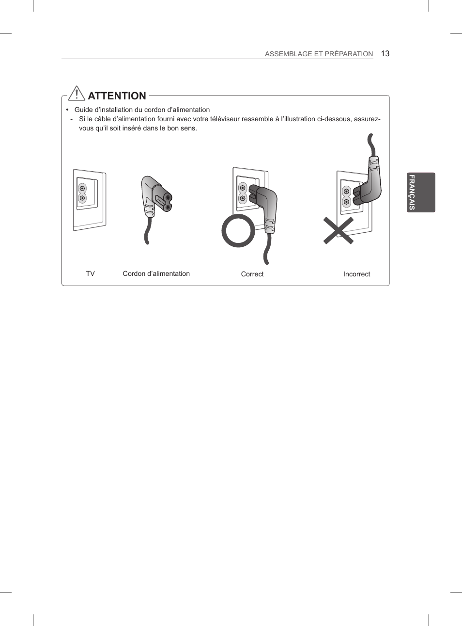 Attention | LG 42CS460S User Manual | Page 65 / 212