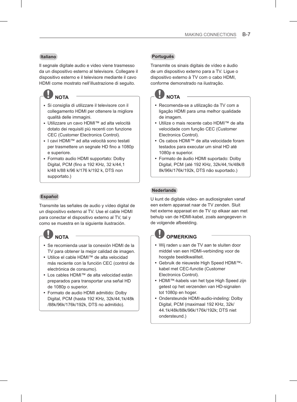 LG 26LN457B User Manual | Page 198 / 223