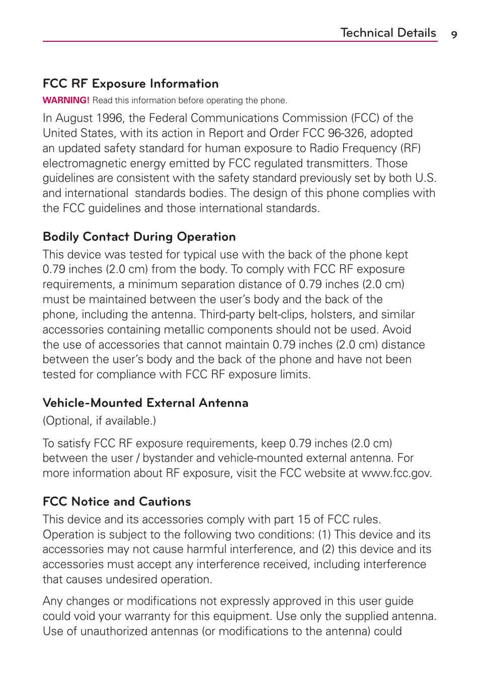 LG VS700 User Manual | Page 11 / 448