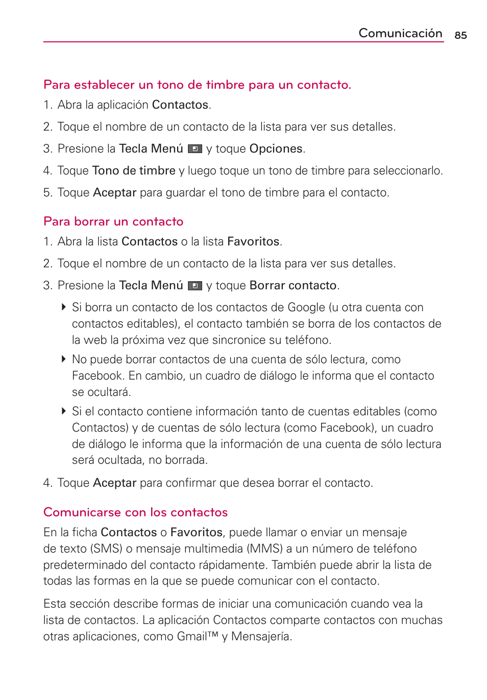 LG VS700 User Manual | Page 302 / 448