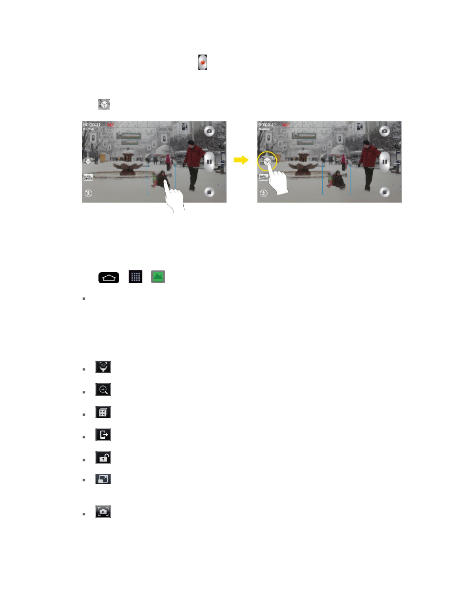 Video gallery options | LG LGLS995 User Manual | Page 136 / 218