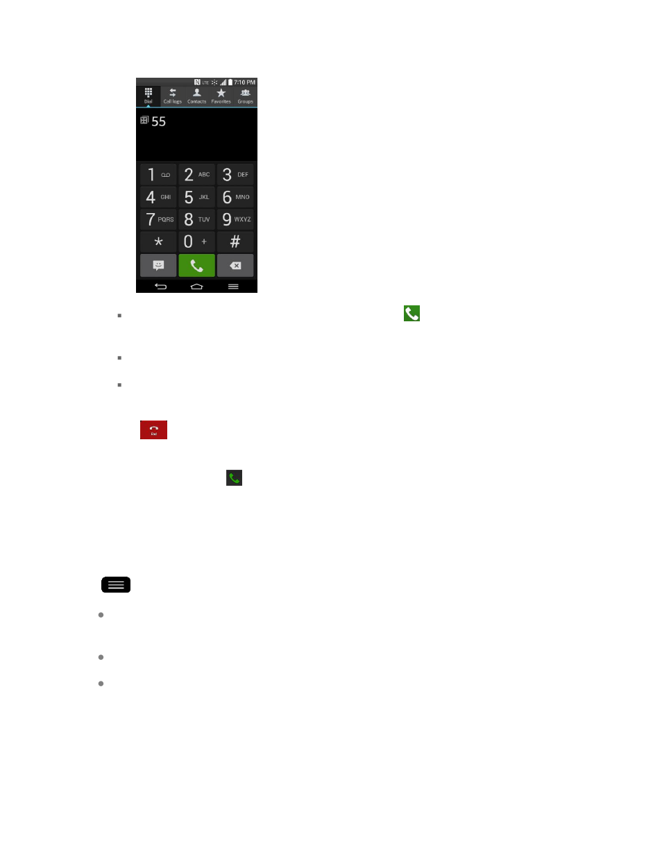 Dialing options | LG LGLS995 User Manual | Page 54 / 218